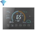 BHP-8000-WIFI-SS 3H2C Smart Home Heat Pump Round Room Brushed Mirror Housing Thermostat with WiFi, A