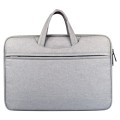 Breathable Wear-resistant Shoulder Handheld Zipper Laptop Bag, For 14 inch and Below Macbook, Samsun