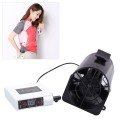 Portable Mini Waist Fan Cooling Fan USB Skin Cooler (Black)