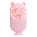 Portable Mini USB Charging Pocket Fan with 3 Speed Control (Pink)