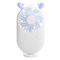 Portable Mini USB Charging Pocket Fan with 3 Speed Control (White)