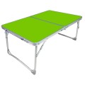 Plastic Mat Adjustable Portable Laptop Table Folding Stand Computer Reading Desk Bed Tray (Green)