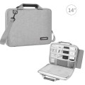 HAWEEL 13.0 inch-14.0 inch Briefcase Crossbody Laptop Bag For Macbook, Lenovo Thinkpad, ASUS, HP(Gre