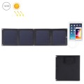 HAWEEL 14W 4-Fold ETFE Solar Panel Charger with 5V / 2.1A Max Dual USB Ports, Support QC3.0 and AFC(