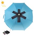 HAWEEL 42W Foldable Umbrella Top Solar Panel Charger with 5V 3.0A Max Dual USB Ports, Support QC3.0