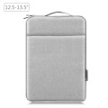 HAWEEL Laptop Sleeve Case Zipper Briefcase Bag with Handle for 12.5-13.5 inch Laptop(Grey)