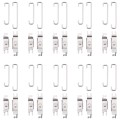 10 Sets Power/Volume Internal Badge Holder and U Spring Hooks for iPhone X-13 Pro Max