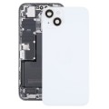Glass Battery Back Cover with Holder for iPhone 14(White)