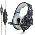 ONIKUMA K1 Deep Bass Noise Canceling Gaming Headphone with Microphone, For PS4, Smartphone, Tablet,