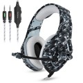 ONIKUMA K1-B Deep Bass Noise Canceling Camouflage Gaming Headphone with Microphone(Grey)