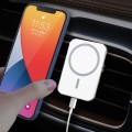 X16 Magsafe Car Air Outlet Vent Mount Clamp Holder 15W Fast Charging Qi Magnetic Wireless Charger(Wh