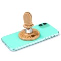 R-JUST HZ10 Small Whirlwind Magnetic Car Phone Holder (Wood)