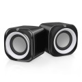 A1 Upgraded Version USB Wire-controlled 4D Stereo Sound Mini Wired Speaker, Cable Length: 1.3m(Black