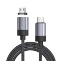 15W USB-C / Type-C to Micro USB Fast Charging Magnetic Data Cable, Style: 1m Cable + Magnetic Head
