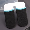 1 Pair Carbon Fiber Touchscreen Anti-slip Anti-sweat Gaming Finger Cover for Thumb / Index Finger (B