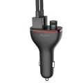 Rock B300 Wireless Bluetooth V4.2 FM Transmitter Radio Adapter Car Charger, With Dual USB Output & H