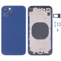 Back Housing Cover with Appearance Imitation of iP13 for iPhone XR(Blue)