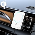 JJT-969 15W Max Output Magnetic Car Air Outlet Bracket Wireless Charger(White)