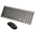 168 2.4Ghz + Bluetooth  Dual Mode Wireless Keyboard + Mouse Kit, Compatible with iSO & Android & Win