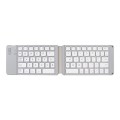 Mini Wireless Bluetooth Folding Keyboard (White)