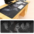 Extended Large Anti-Slip World Map Pattern Soft Rubber Smooth Cloth Surface Game Mouse Pad Keyboard
