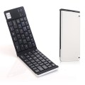 F66 Foldable Bluetooth Wireless 66 Keys Keyboard, Support Android / Windows / iOS (Silver)