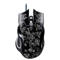Chasing Leopard 169 USB 2400DPI Four-speed Adjustable LED Backlight Wired Optical E-sport Gaming Mou