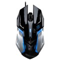 Chasing Leopard K1 USB 1600DPI Three-speed Adjustable LED Backlight Mute Wired Optical Gaming Mouse,