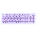 ABS Translucent Keycaps, OEM Highly Mechanical Keyboard, Universal Game Keyboard (Purple)
