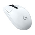 Logitech G304 LIGHTSPEED 12000 DPI 6 Programmable Buttons HERO Sensor Wireless Gaming Mouse (White)