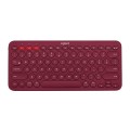 Logitech K380 Portable Multi-Device Wireless Bluetooth Keyboard (Red)