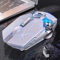 YINDIAO A7 2.4GHz 1600DPI 3-modes Adjustable 7-keys Rechargeable RGB Light Wireless Silent Gaming Mo