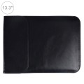 13.3 inch PU + Nylon Laptop Bag Case Sleeve Notebook Carry Bag, For MacBook, Samsung, Xiaomi, Lenovo