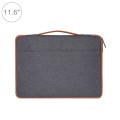 11.6 inch Fashion Casual Polyester + Nylon Laptop Handbag Briefcase Notebook Cover Case, For Macbook
