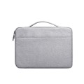 ND04 Oxford Cloth Waterproof Laptop Handbag for 13.3 inch Laptops, with Trunk Trolley Strap(Grey)