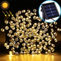 200 LEDs Outdoor Waterproof Christmas Festival Decoration Solar Lamp String, Length: 22m(Warm White)
