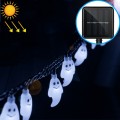 Ghost Shape 30 LEDs Outdoor Garden Waterproof Christmas Festival Decoration Solar Lamp String (White
