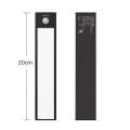 20cm Original Xiaomi Youpin YEELIGHT LED Smart Human Motion Sensor Light Bar Rechargeable Wardrobe C