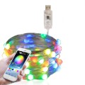 Christmas Decoration USB Copper Wire String Light Bluetooth Mobile APP Control, Length: 5m 50 LEDs