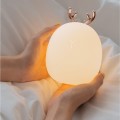 3life-317 Cute Deer LED Pat Light, 3-speed Brightness Adjustment Decorative Night Light for Bedroom,
