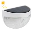 6 LED Outdoor Solar Water Drop Fence Light(Warm White)