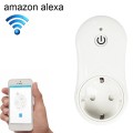 16A 2.4GHz Alexa WiFi Control Smart Timer Home Power Socket with Echo & Google Home, AC 100-240V, EU