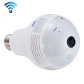 ESCAM QP136 Light Bulb 360 Degrees VR Panoramic 1.3MP WiFi Camera, Support Motion Detection, Alarm M