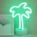 Coconut Tree Romantic Neon LED Holiday Light with Holder, Warm Fairy Decorative Lamp Night Light for