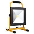 30W IP65 Waterproof COB LED Rechargeable Flood Light, 2650LM 6000-6500K with Car Charger, AC 85-265V