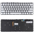 For HP Envy 13-D 13-D000 13-D100 US Version Keyboard with Backlight (Silver)