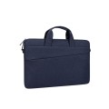 ST03S 13.3 inch Double Side Pockets Wearable Oxford Cloth Soft Handle Portable Laptop Tablet Bag(Nav