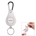 DOBERMAN Key-chain Personal Security Alarm Pull Ring Triggered Anti-attack Safety Emergency Alarm(Wh