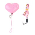 Heart Style Emergency Personal Alarm Key Chain with SOS & LED Light for Women / Kids / Girls / Super