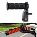 CS-503A1 Motorcycle Modified Electric Heating Hand Cover Heated Grip Handlebar with Digital Voltmete